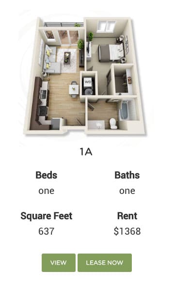 Multifamily 3D Floor plan