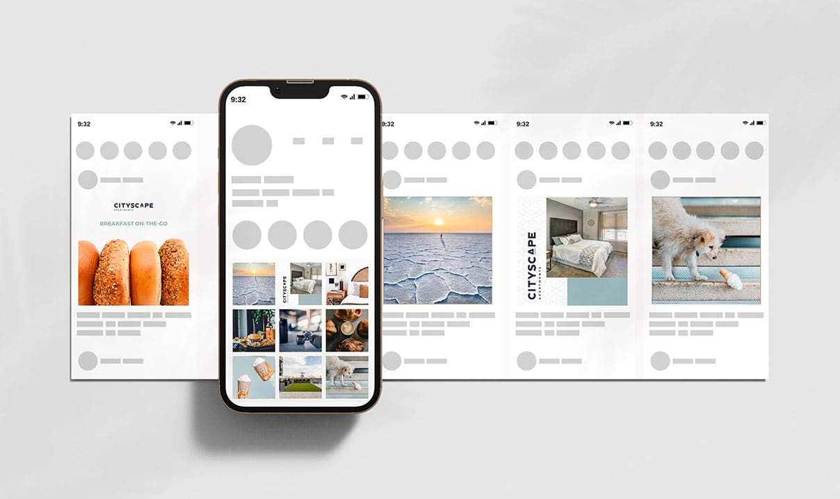 cityscape-social-mockup on iphone